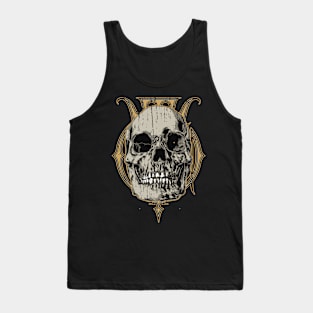 Skull Face Tank Top